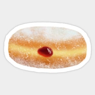 Jelly donut digital art Sticker